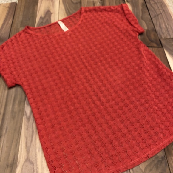 Hem & Thread Tops - Hem & Thread finely crochet blouse size large